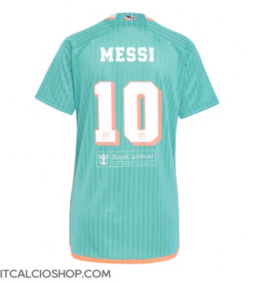 Inter Miami Lionel Messi #10 Terza Maglia Femmina 2024-25 Manica Corta